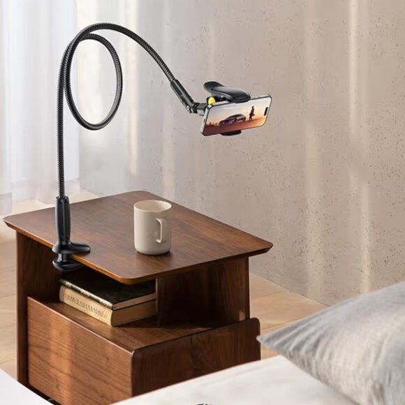 JOYROOM GOOSENECK PHONE HOLDER-FLEXIBLE LONGARM-SAFETY LOCK UPGRADE - Picture 5 of 12